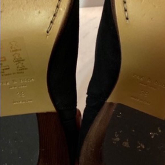 Rag & Bone Black Margot Boot 38 - Picture 9 of 10